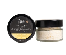 Sale - RISERVA DEL MARE - ORO DI SICILIA S.R.L. FIOR DI SALE AROMATIZZATO AL LIMONE - 120 GR